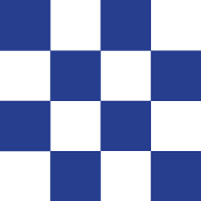 N - November Nautical Alphabet Flag