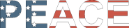 American Flag Peace Icon