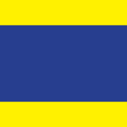 D - Delta Nautical Alphabet Flag