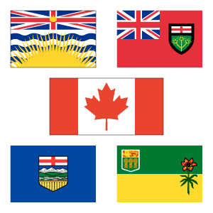 Printable Flags of Canada