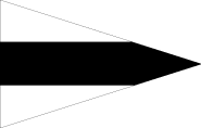 3rd Substitute Nautical Pennant Flag